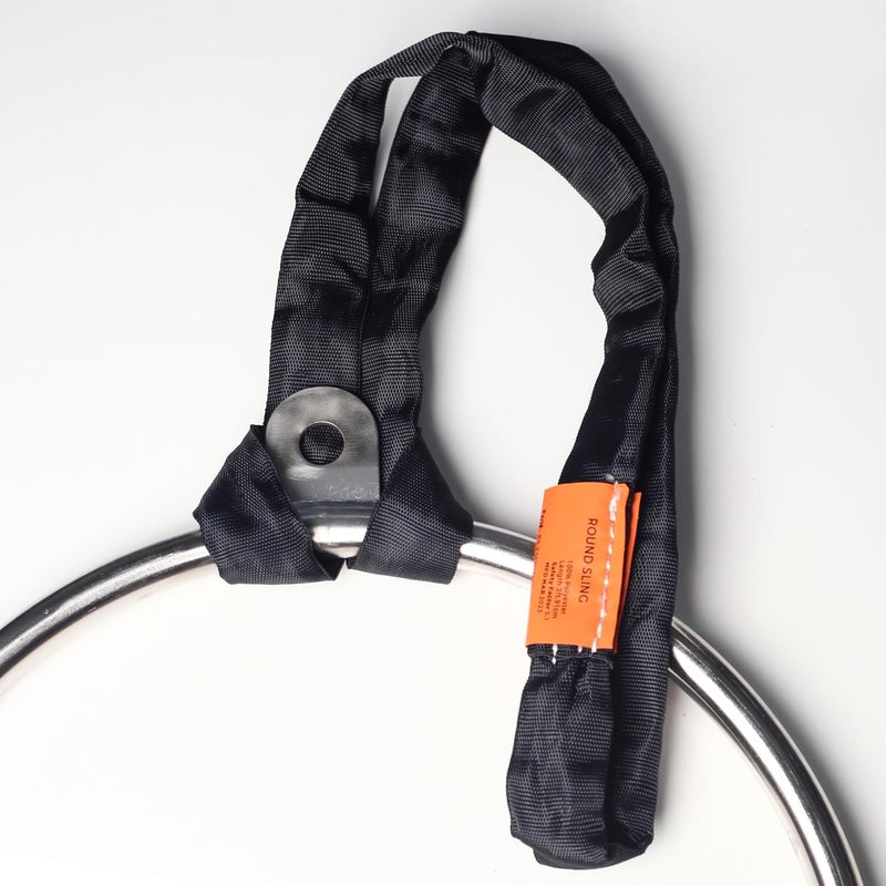 PRIORMAN Ultra-Durable High-Strength Nylon Round Sling 3FT/94cm - Continuously Woven Lifting Strap for Aerial Hoop Rigging, Hammock, Silk | 2,600lb Capacity & Exceptional Wear/Tensile Strength - Image 5
